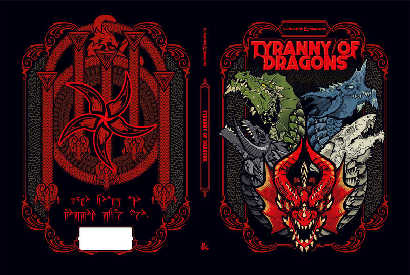 The full new cover for Tyranny of Dragons.